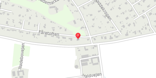 Trafikstøjkort på Fåretoften 30, 3390 Hundested