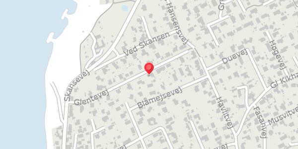 Trafikstøjkort på Glentevej 16, . , 3390 Hundested