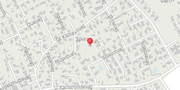 Trafikstøjkort på Spurvevej 4, . , 3390 Hundested