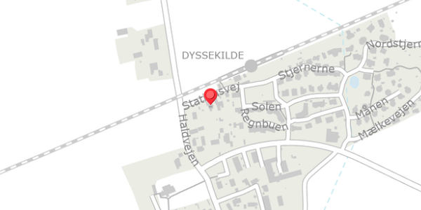Trafikstøjkort på Stationsvej 4, 3390 Hundested