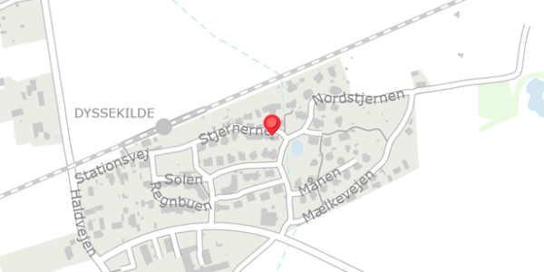 Trafikstøjkort på Stjernerne 1, 3390 Hundested