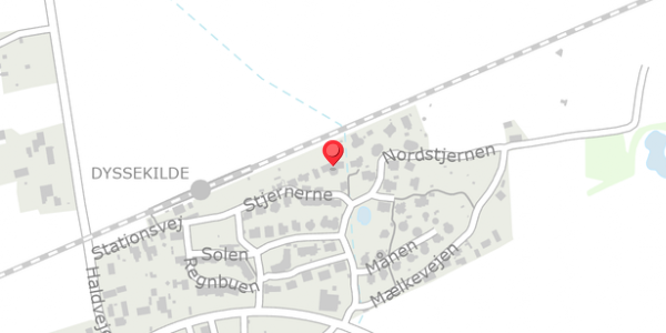 Trafikstøjkort på Stjernerne 4, 3390 Hundested
