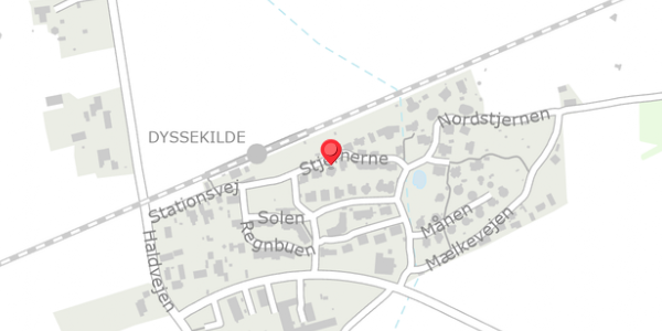 Trafikstøjkort på Stjernerne 7, 3390 Hundested