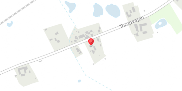 Trafikstøjkort på Torupvejen 106, 3390 Hundested