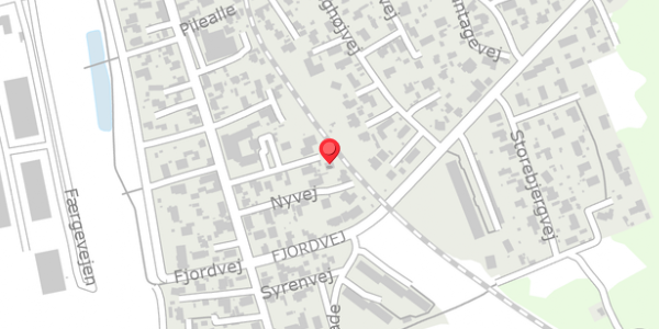 Trafikstøjkort på Tømrergade 10, 3390 Hundested