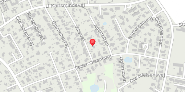 Trafikstøjkort på Vibevej 17, . , 3390 Hundested