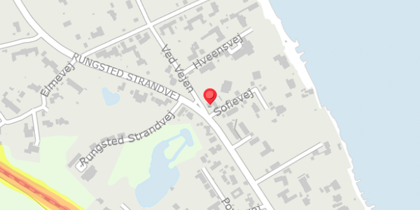 Trafikstøjkort på Sofievej 1, st. , 2950 Vedbæk
