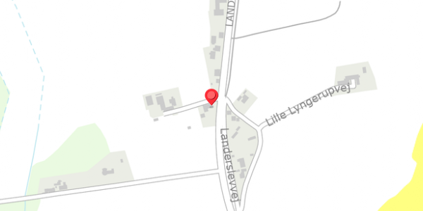 Trafikstøjkort på Landerslevvej 21, 3630 Jægerspris