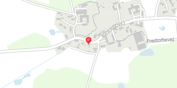 Trafikstøjkort på Avderødvej 31, 2980 Kokkedal