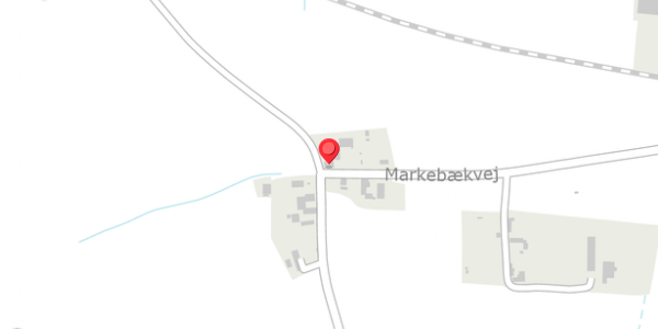 Trafikstøjkort på Markebækvej 6, 3320 Skævinge