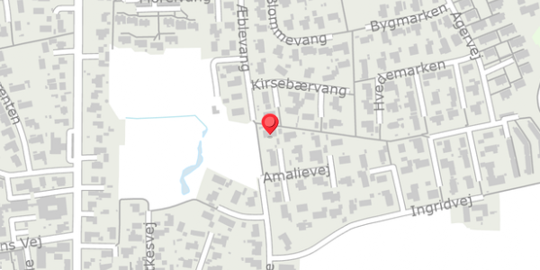 Trafikstøjkort på Amalievej 3, . , 3550 Slangerup