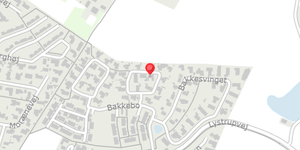 Trafikstøjkort på Bakkebo 3, . , 3550 Slangerup