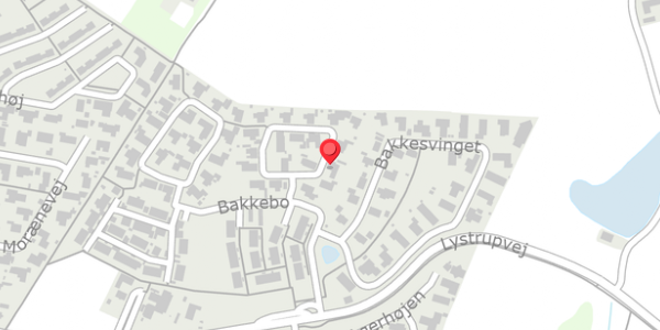 Trafikstøjkort på Bakkebo 6, . , 3550 Slangerup