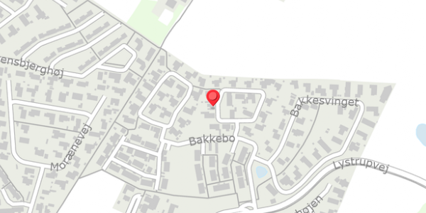 Trafikstøjkort på Bakkebo 22, . , 3550 Slangerup