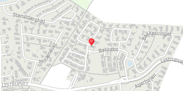 Trafikstøjkort på Bakkebo 30, . , 3550 Slangerup