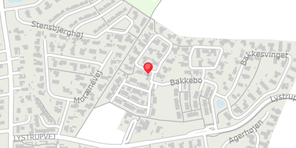 Trafikstøjkort på Bakkebo 58, . , 3550 Slangerup