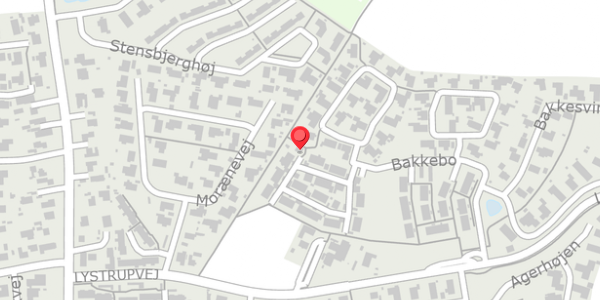 Trafikstøjkort på Bakkebo 68, . , 3550 Slangerup