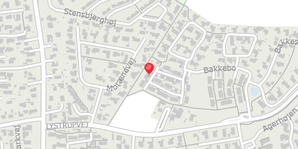 Trafikstøjkort på Bakkebo 74, . , 3550 Slangerup