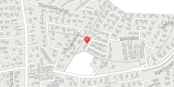 Trafikstøjkort på Bakkebo 76, . , 3550 Slangerup
