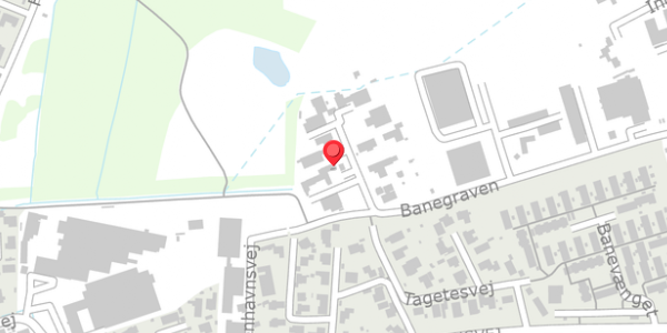 Trafikstøjkort på Banegraven 9, 3550 Slangerup