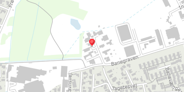 Trafikstøjkort på Banegraven 11, . , 3550 Slangerup