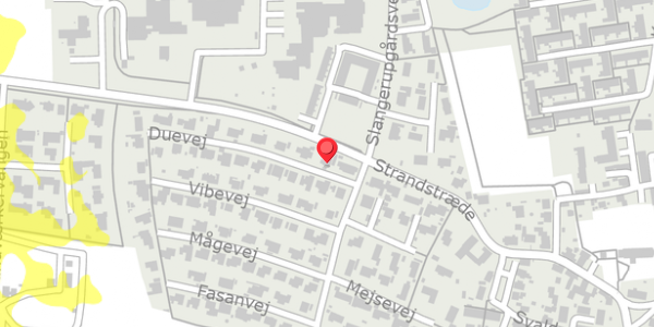 Trafikstøjkort på Duevej 4, 3550 Slangerup