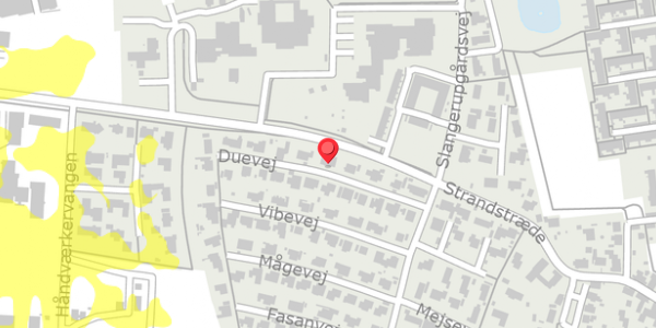 Trafikstøjkort på Duevej 10, . , 3550 Slangerup