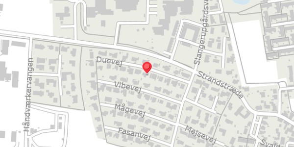 Trafikstøjkort på Duevej 11, 3550 Slangerup