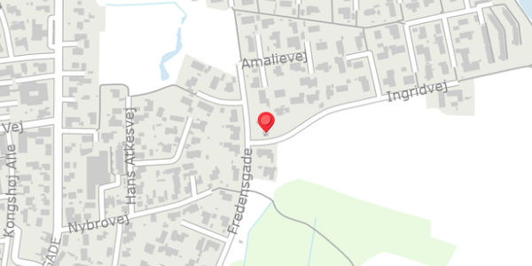 Trafikstøjkort på Ingridvej 1, . , 3550 Slangerup