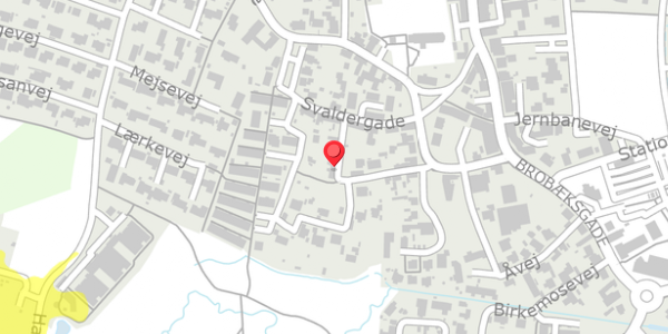 Trafikstøjkort på Klosterstræde 13, 3550 Slangerup