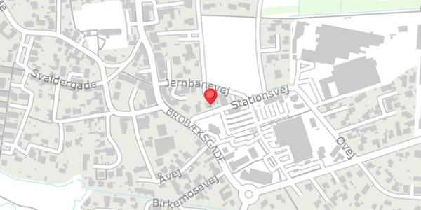 Trafikstøjkort på Stationsvej 3, 3550 Slangerup