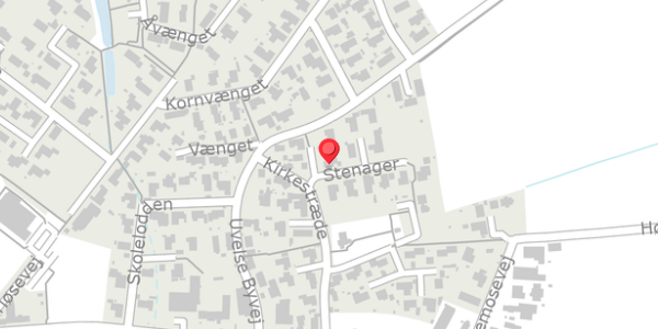 Trafikstøjkort på Stenager 3, 3550 Slangerup