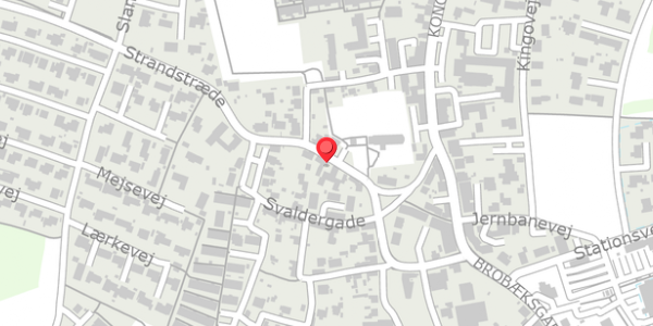 Trafikstøjkort på Strandstræde 5, . , 3550 Slangerup