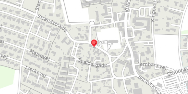 Trafikstøjkort på Strandstræde 7, . , 3550 Slangerup