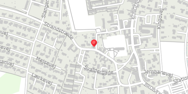 Trafikstøjkort på Strandstræde 8A, 3550 Slangerup