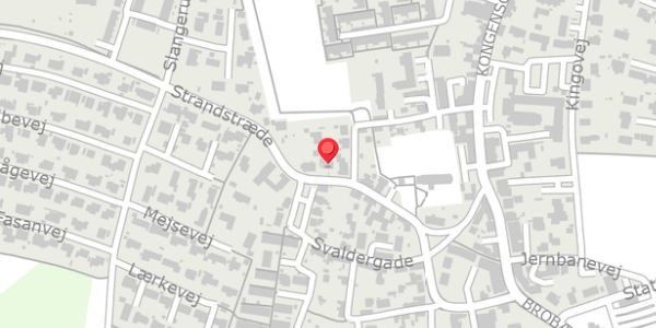 Trafikstøjkort på Strandstræde 10, . , 3550 Slangerup