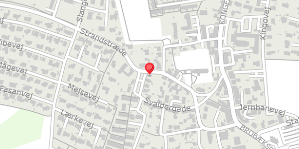 Trafikstøjkort på Strandstræde 11, . , 3550 Slangerup