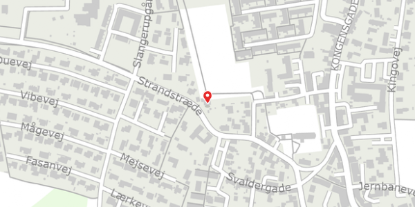 Trafikstøjkort på Strandstræde 14, . , 3550 Slangerup