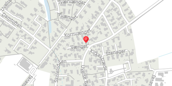 Trafikstøjkort på Vænget 2, 3550 Slangerup