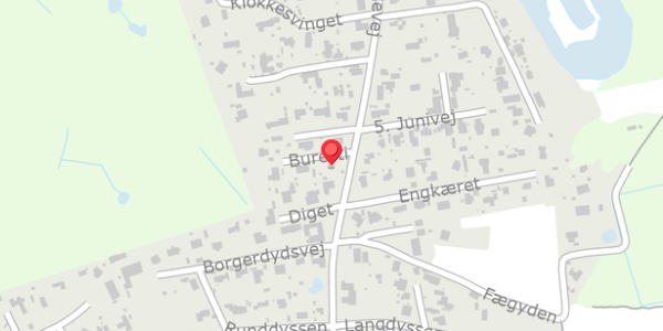 Trafikstøjkort på Buresti 1, 3550 Slangerup