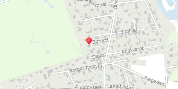 Trafikstøjkort på Buresti 5, 3550 Slangerup