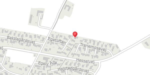 Trafikstøjkort på Egetoften 11, . , 3660 Stenløse