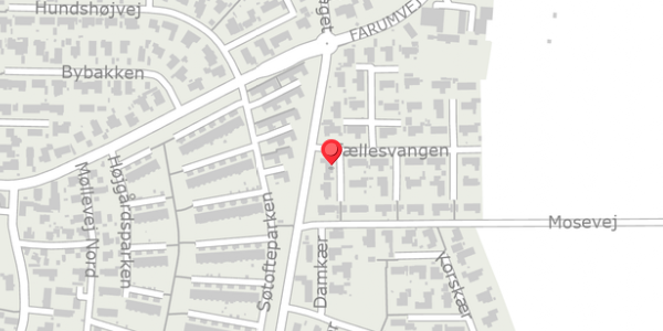 Trafikstøjkort på Humlevangen 2, 3660 Stenløse