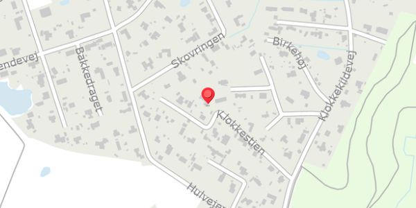 Trafikstøjkort på Klokkestien 2, 3550 Slangerup