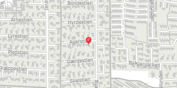 Trafikstøjkort på Agerstien 3, . , 4030 Tune