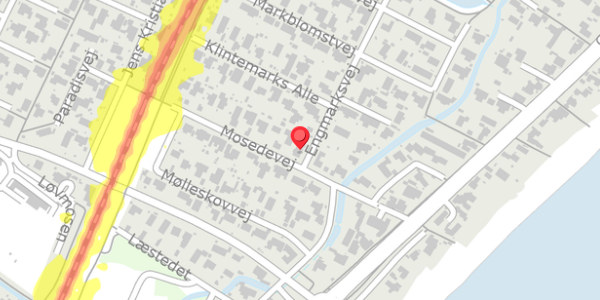 Trafikstøjkort på Engmarksvej 1, . , 2670 Greve