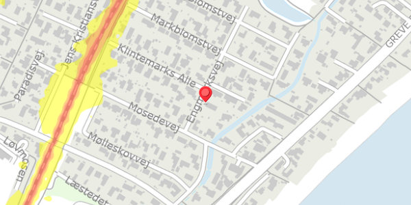 Trafikstøjkort på Engmarksvej 6, . , 2670 Greve