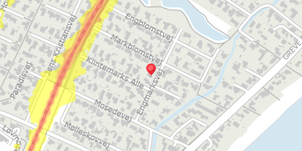 Trafikstøjkort på Engmarksvej 9, . , 2670 Greve