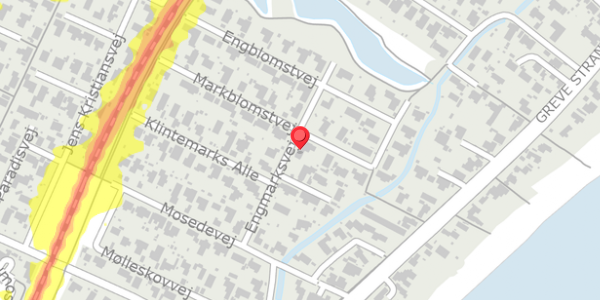 Trafikstøjkort på Engmarksvej 10, . , 2670 Greve