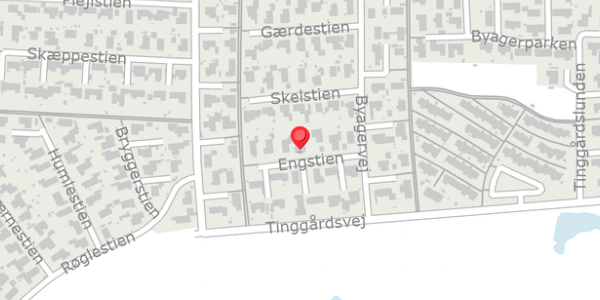 Trafikstøjkort på Engstien 8, . , 4030 Tune